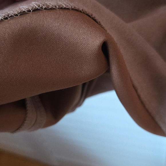 Calvin Klein Tan Suede Midi Dress - Picture 13 of 14